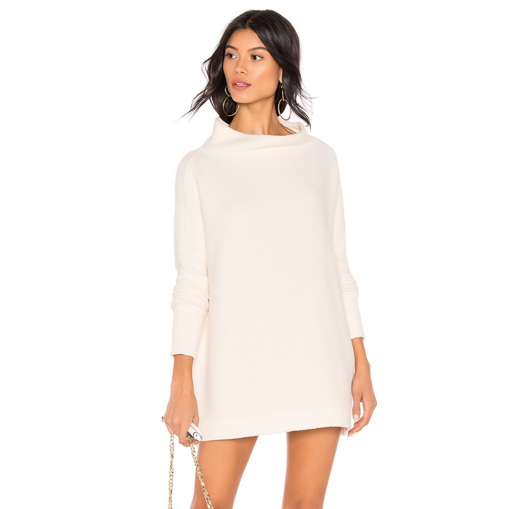 Free People Ottoman slouchy tunic ecru